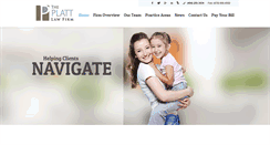 Desktop Screenshot of plattfamilylaw.com